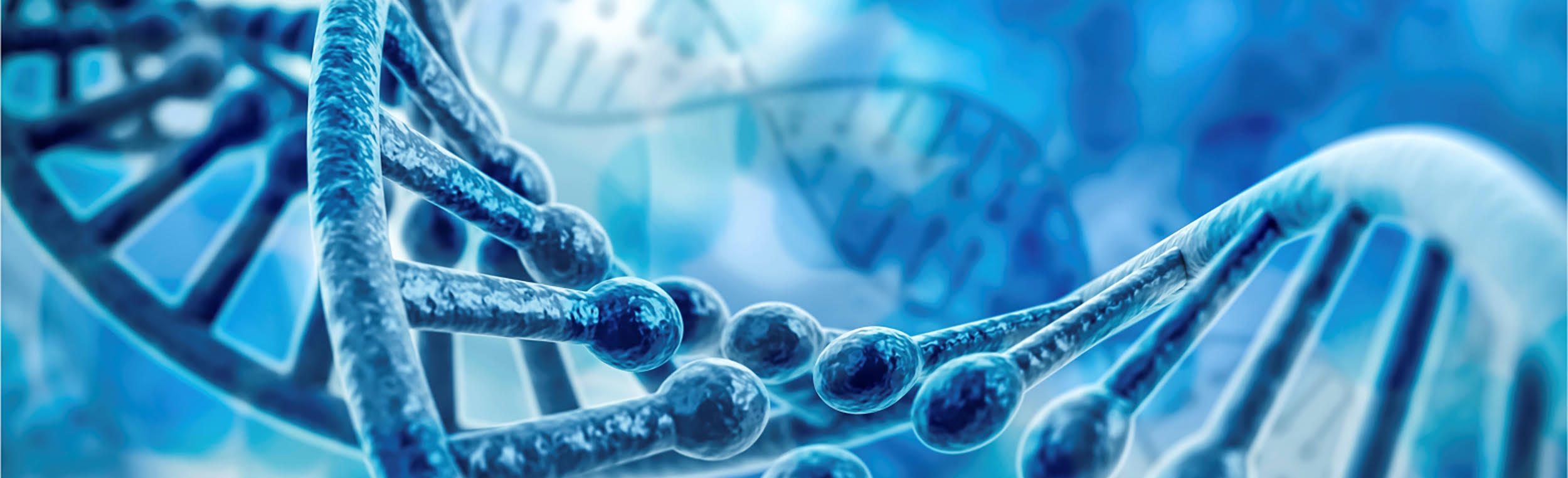 dna structure on abstract background